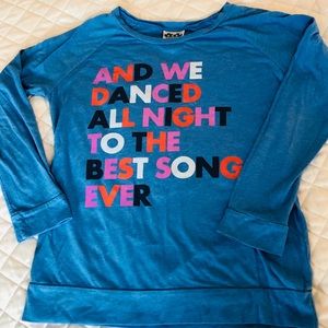 Kids Junk Food long sleeve “the best song ever”